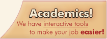 PROFESSIONALS - We have interactive tooles to make your job easier